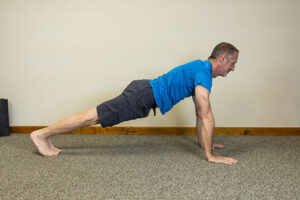 Plank demonstrated by dr. david ness