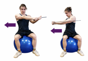 ball seated rotation demonstration